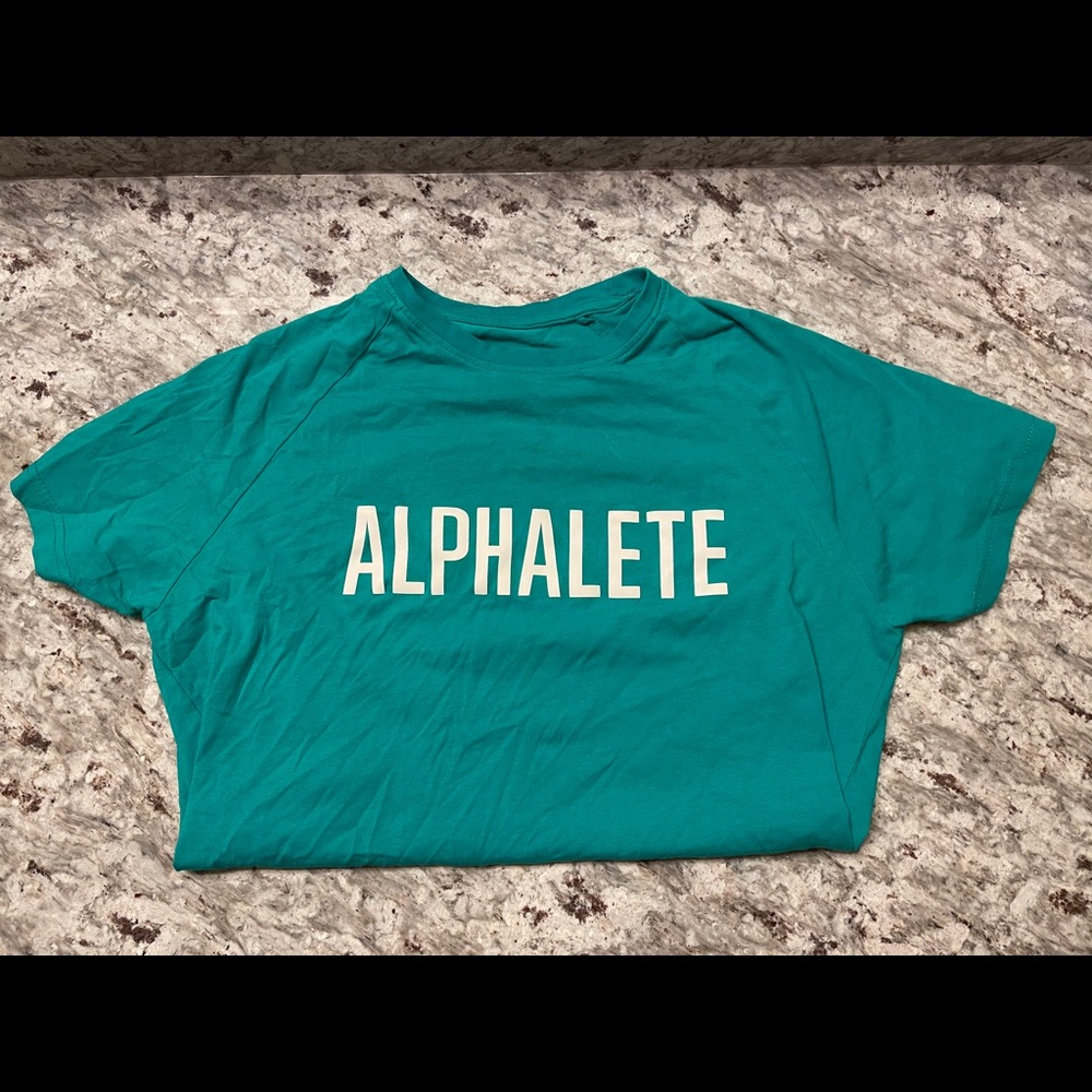 Alphalete Performance Tee - XS - Teal